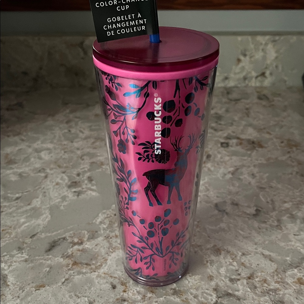 Starbucks Color Changing Venti Tumbler 24 ounce